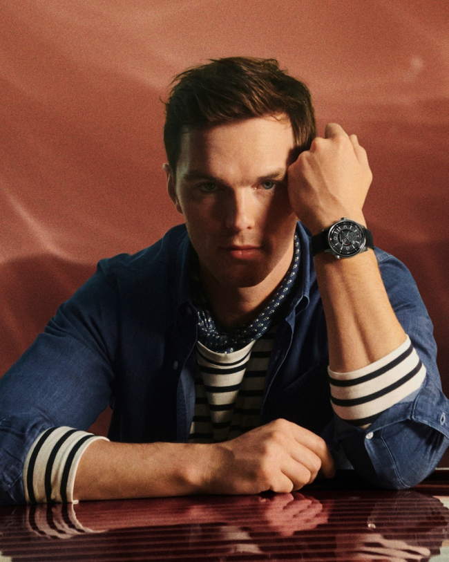 On-the-wrist-of-Nicholas-Hoult Polaris Jaeger-Lecoultre Molitor