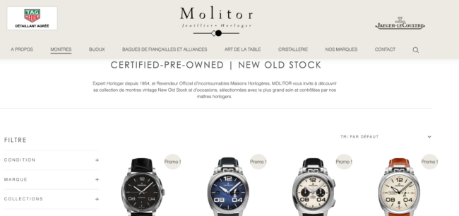 New old stock montres vintage luxembourg