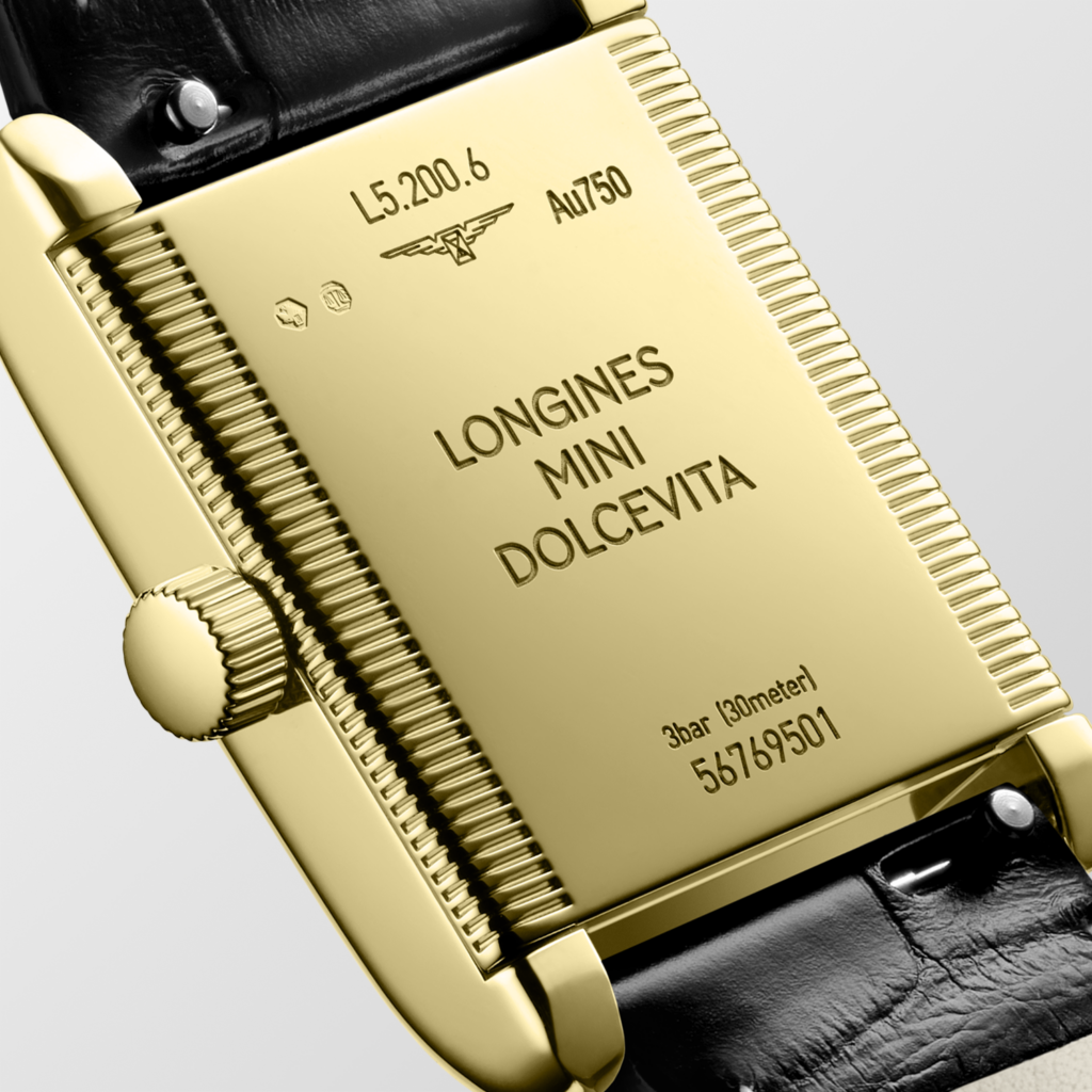 fond de boite longines mini dolcevita or