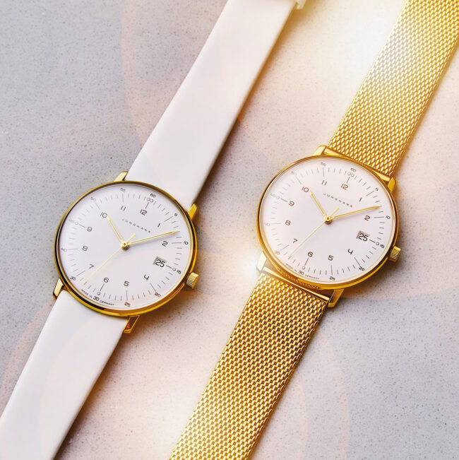 max-bill-Damen-2024_Duo_Goldeffekt_RGB_18x13_low junghans max bill ladies