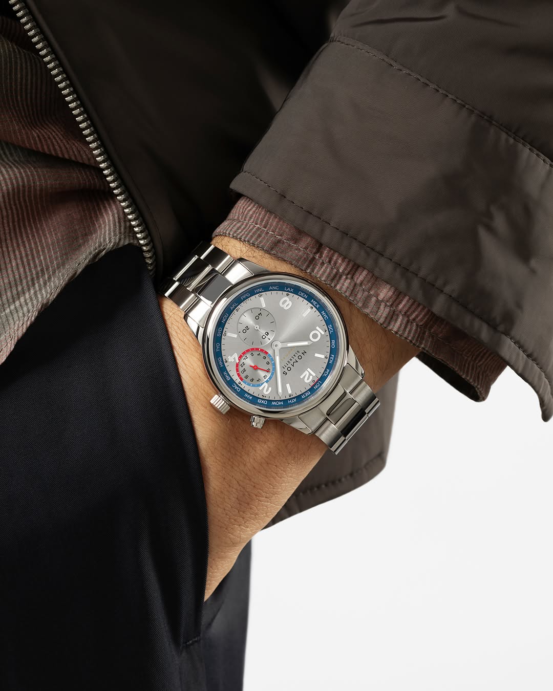 NOMOS Glashütte Club Sport Neomatik Weltzeit