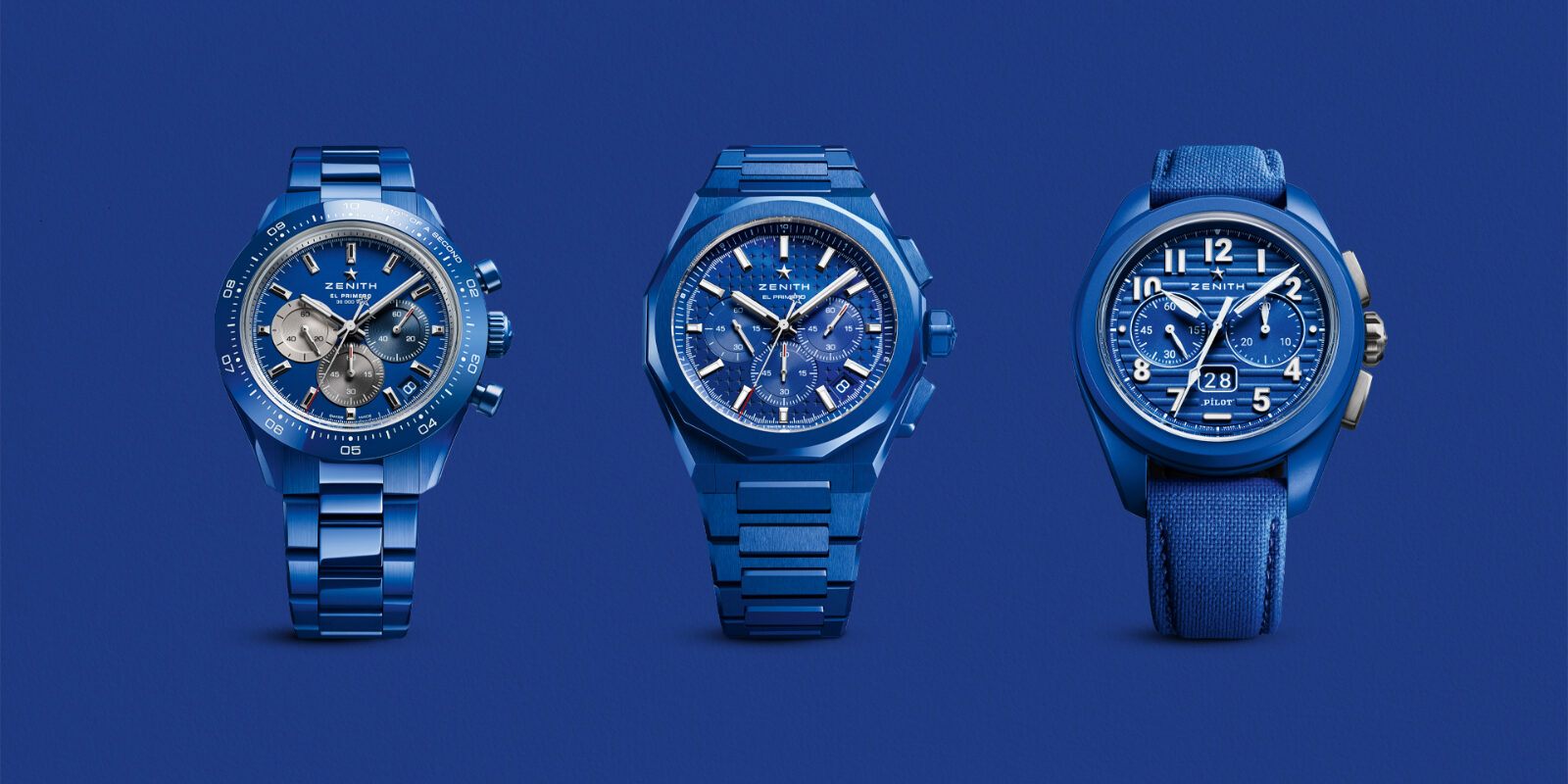 zenith céramique bleue