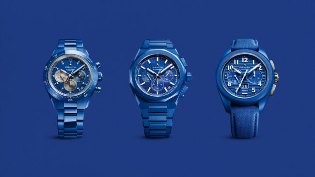 zenith céramique bleue