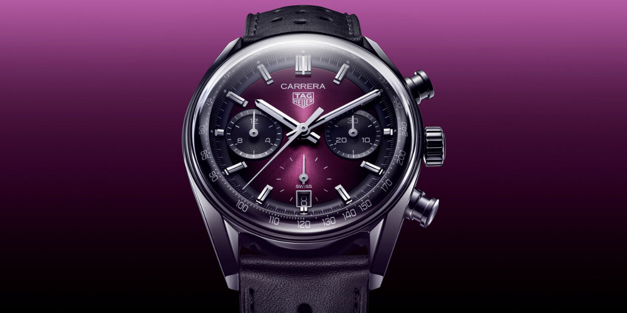 tag heuer carrera violet
