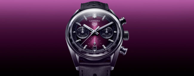 tag heuer carrera violet