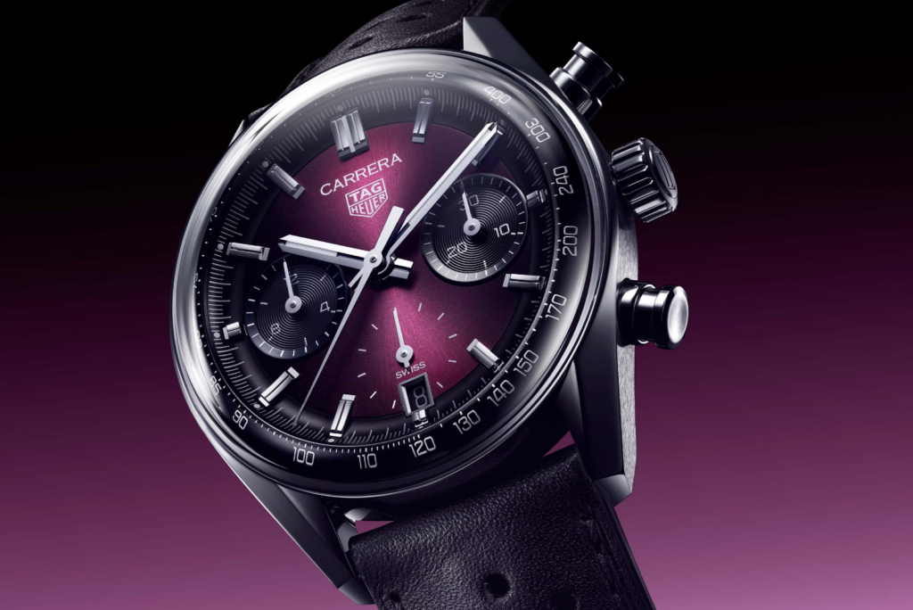 tag heuer carrera violet