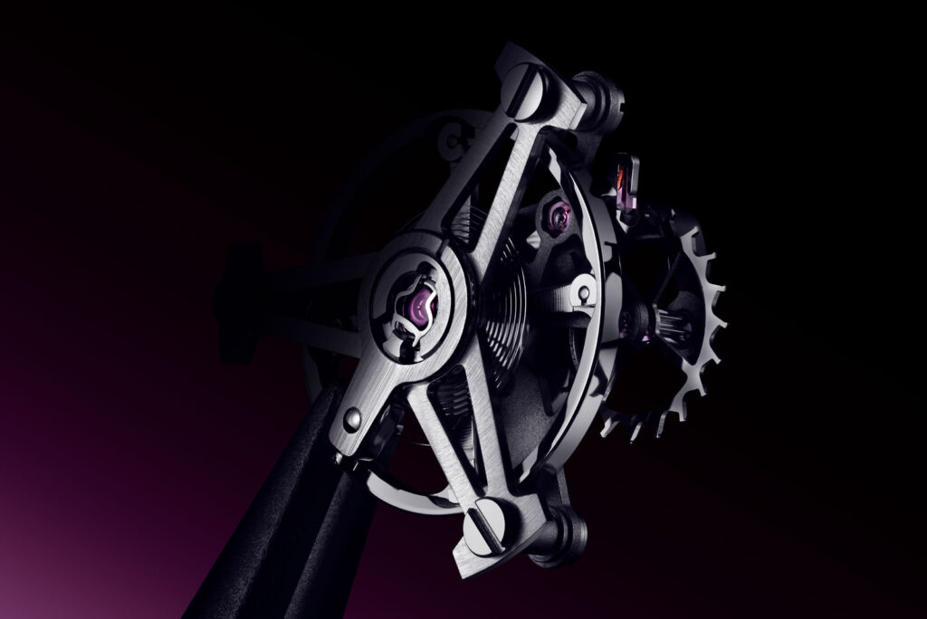 mouvement manufacture Heuer 02 (TH20-09) tourbillon