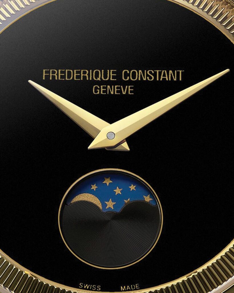 cadran Frédérique Constant Classics Moneta Moonphase