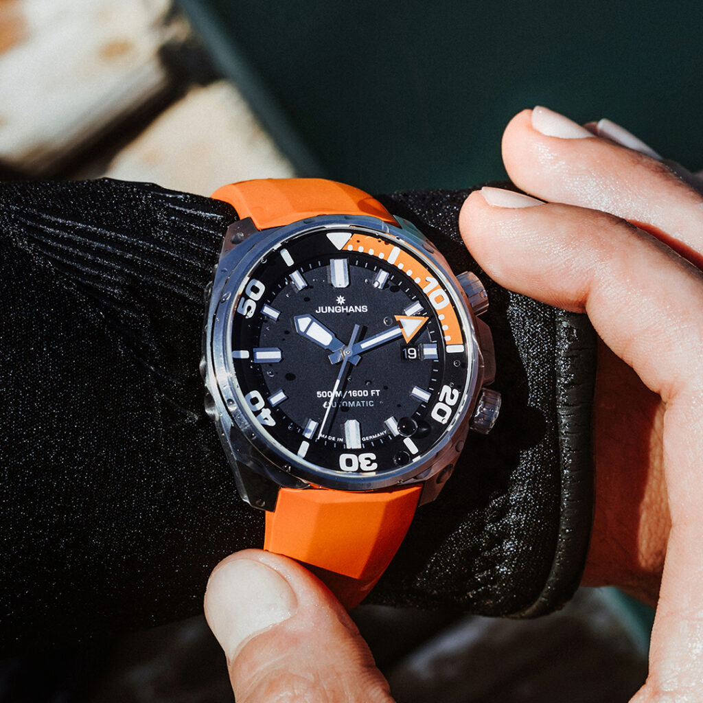 junghans aquaris diver orange luxembourg