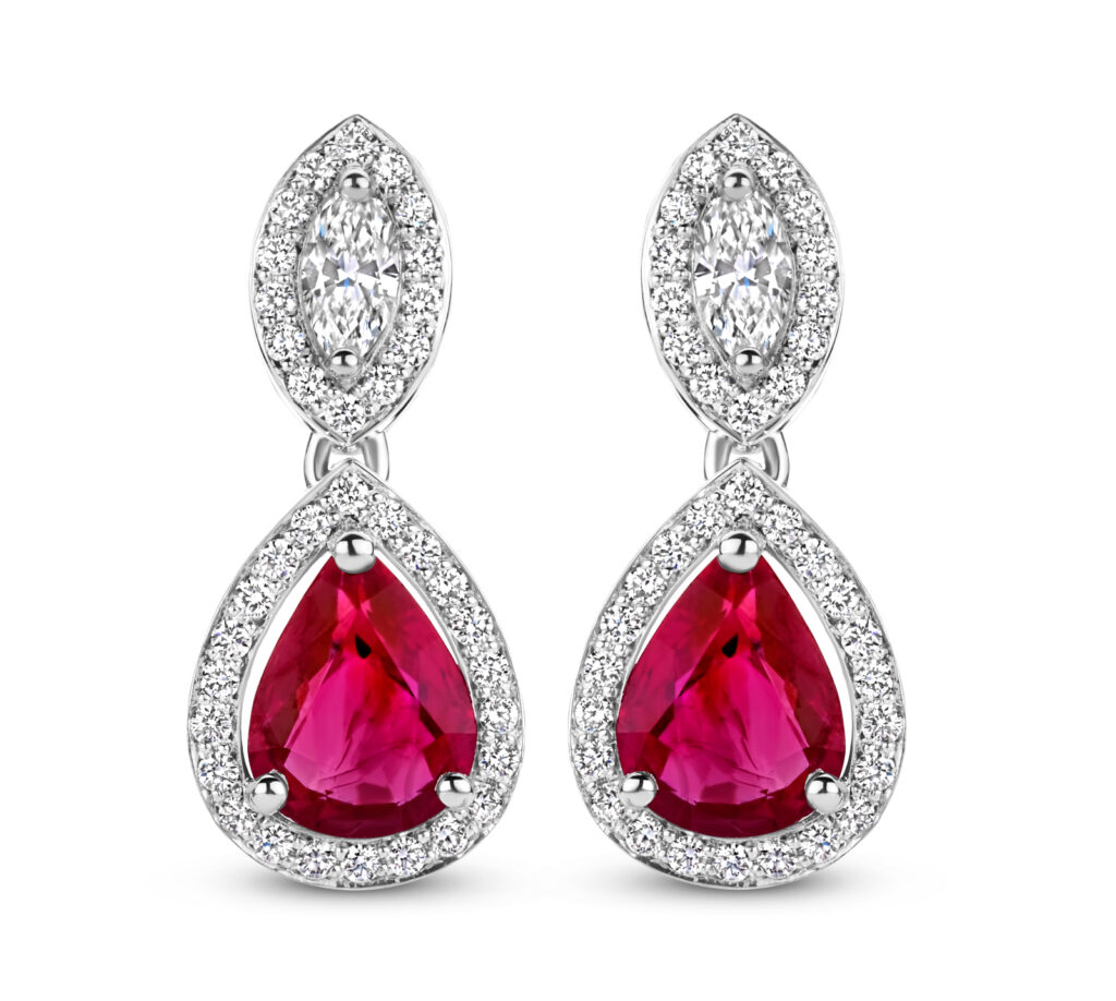 boucles d'oreilles rubis molitor luxembourg
